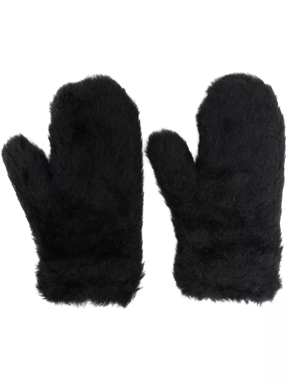 Max Mara teddy-effect gloves Women 0119