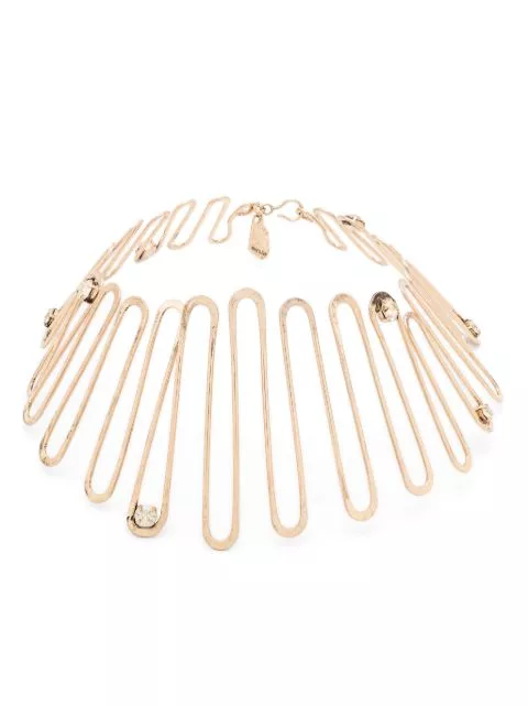 Max Mara Spring crystal-embellished choker Women 0113