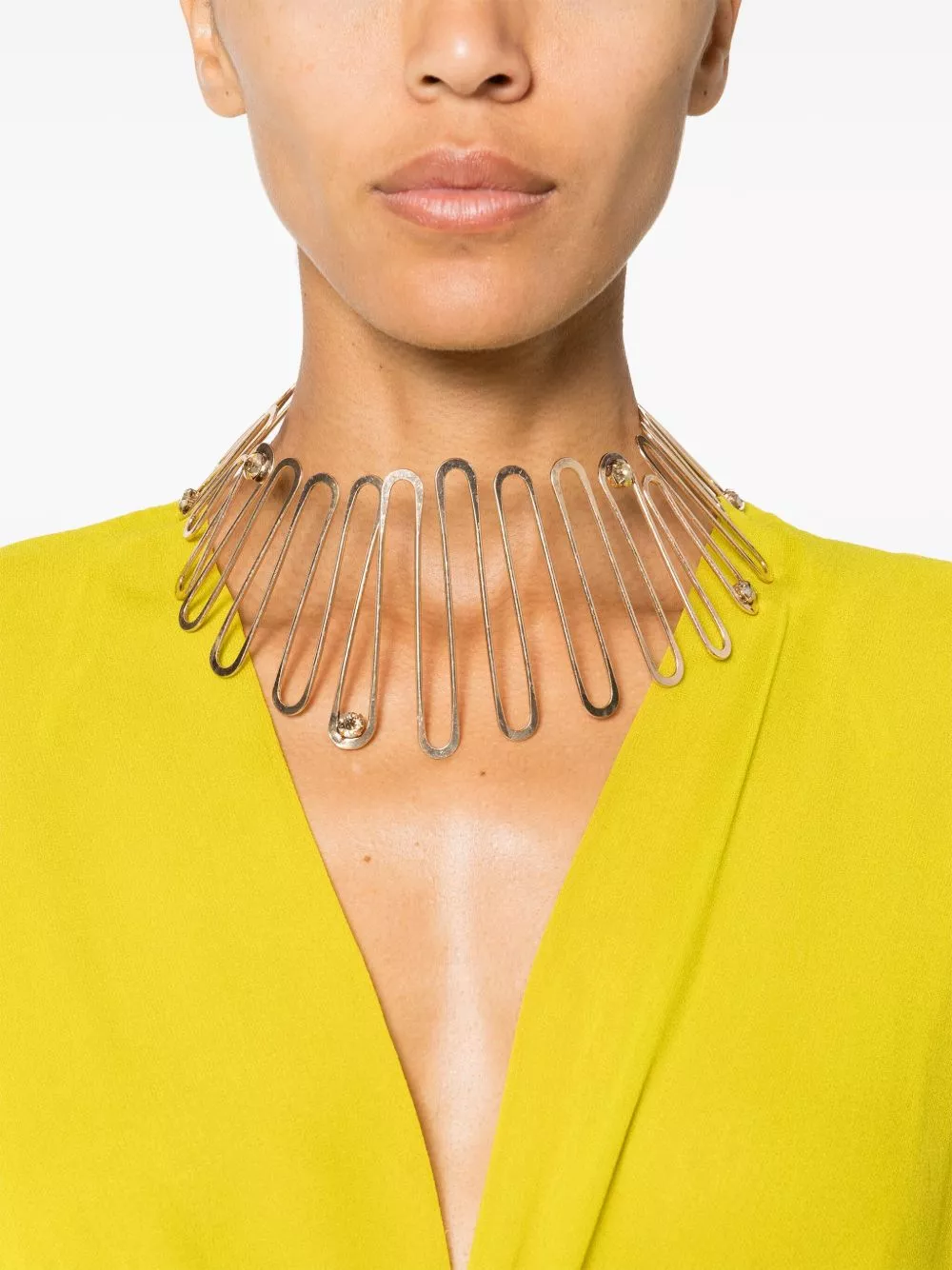 Affordable Max Mara Spring crystal-embellished choker Women 0113