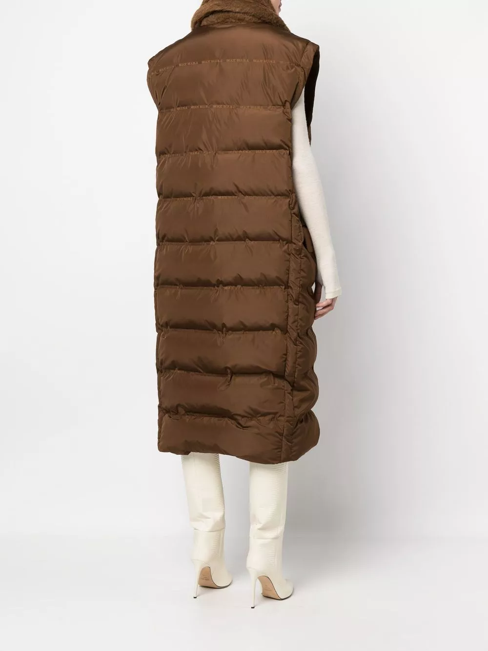 Affordable Max Mara sleeveless padded gilet coat Women 0114